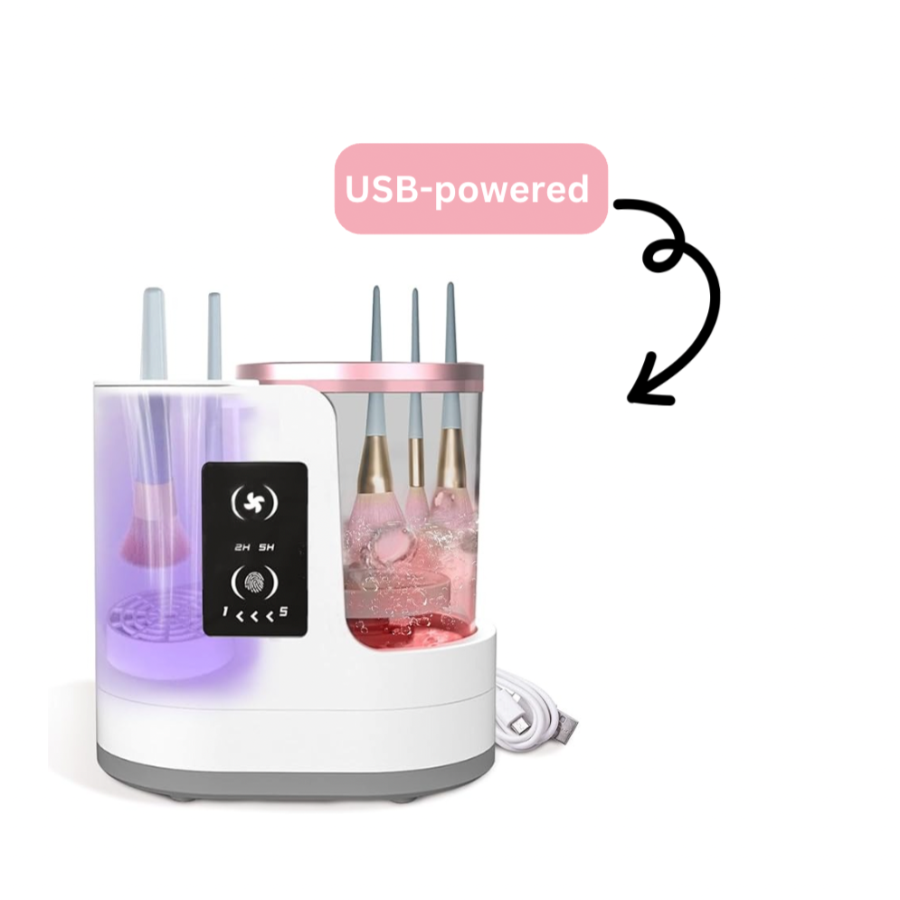 CrystalCleanse™ - Makeup Brush Cleaner & Dryer