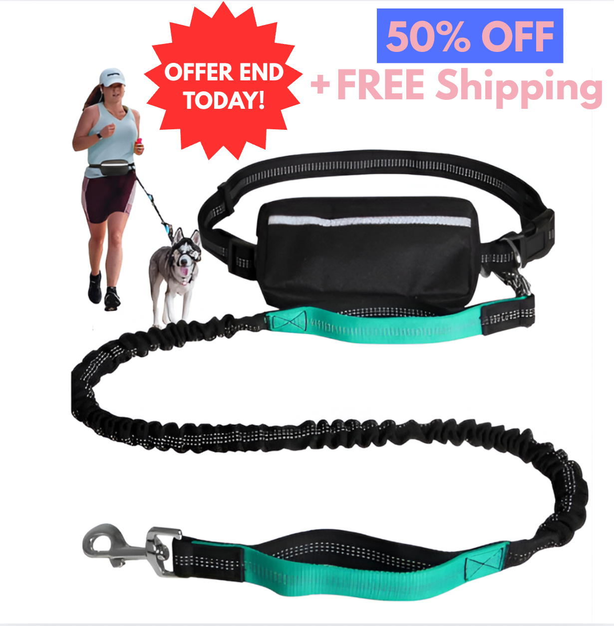 Pawlis™ - Running Hands-Free Leash